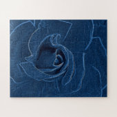 Puzzle rose bleu velouté (Horizontal)