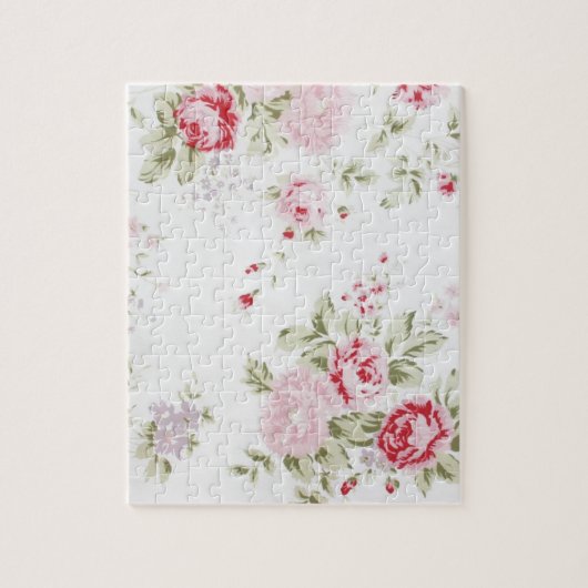 Puzzle Rose chic minable floral (Vertical)