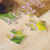 Puzzle Rose clair Ajouter L'Année & 10 Collage Photo Fami (Côté)