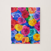 Puzzle Rose coloré (Vertical)