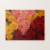 Puzzle Rose coloré (Horizontal)