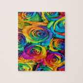 Puzzle Rose coloré (Vertical)