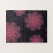 Puzzle Rose, cool, tendance, abstraction de fleurs modern (Horizontal)