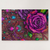 Puzzle Rose d'art (Horizontal)