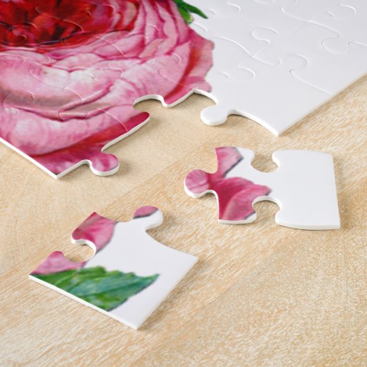 Puzzle Rose de chou (Côté)