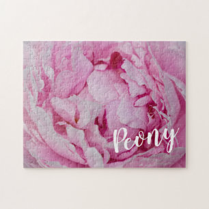 Puzzle Rose de fleurs de pivoine pour fleurs et amoureux 