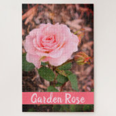 Puzzle Rose de jardin rose (Vertical)
