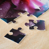 Puzzle Rose de nuit magique Fairy Queen et licorne blanch (Côté)