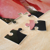 Puzzle rose de pêche et détritus (Côté)