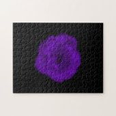Puzzle Rose de pourpre. Fond noir (Horizontal)