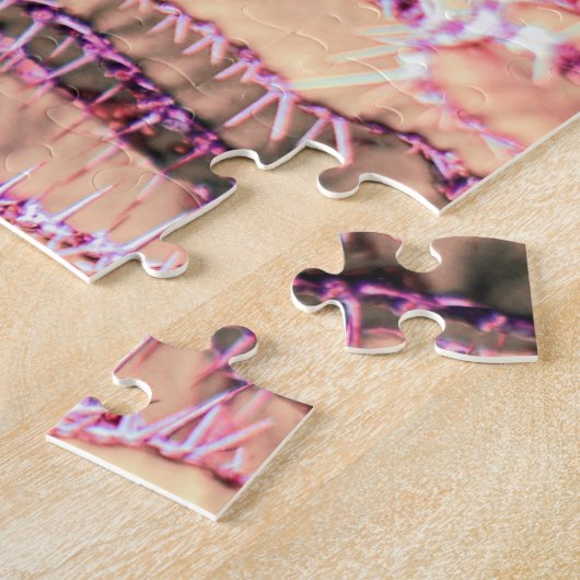 Puzzle Rose de quartz rose (Côté)