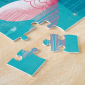 Puzzle rose de sirène (Côté)