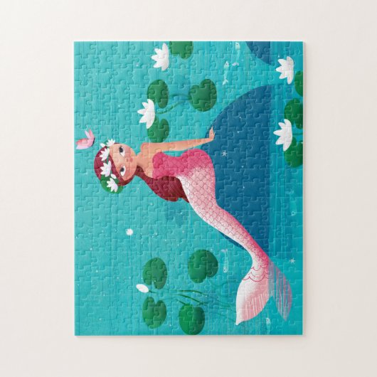 Puzzle rose de sirène (Vertical)