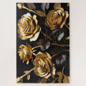 Puzzle Rose d'or Acrylique moderne (Vertical)