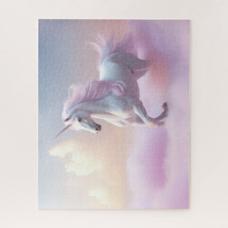 Puzzle Rose doux mignon arc-en-ciel Unicorne couleur