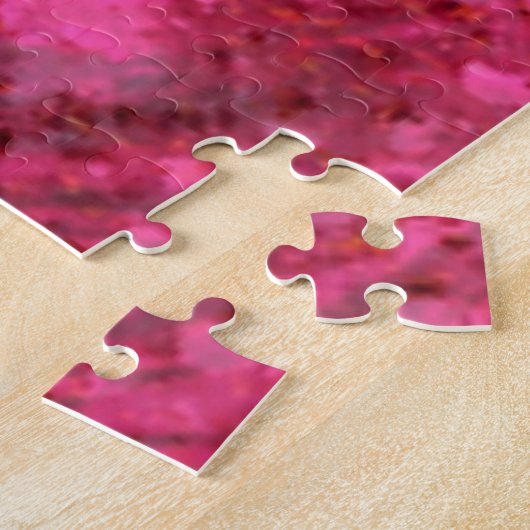 Puzzle Rose éblouissant (Côté)