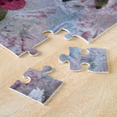 Puzzle rose en fleur (Côté)