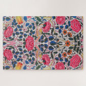 Puzzle Rose et Bird, William Morris (Horizontal)