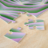 Puzzle rose et vert vortex (Côté)