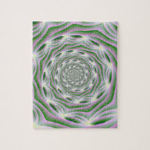 Puzzle rose et vert vortex (Vertical)