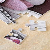 Puzzle rose floral (Côté)