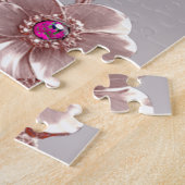 Puzzle rose floral (Côté)