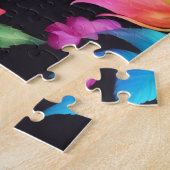 Puzzle Rose floral Patern (Côté)