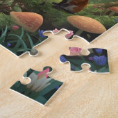 Puzzle Rose Florale Forêt Ballerine (Côté)