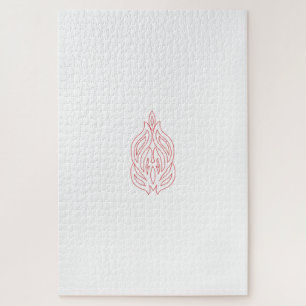 Puzzle Rose foncé, Agany à chasse, Design décoratif