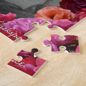 Puzzle rose Frame Puzzle Photo personnalisée Puzzl (Côté)