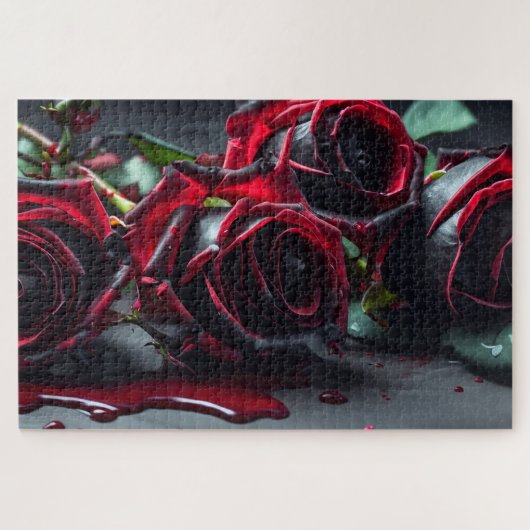 Puzzle Rose gothique (Horizontal)