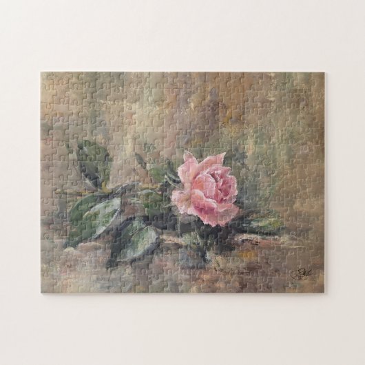 Puzzle Rose Grâce Rougeissante (Horizontal)