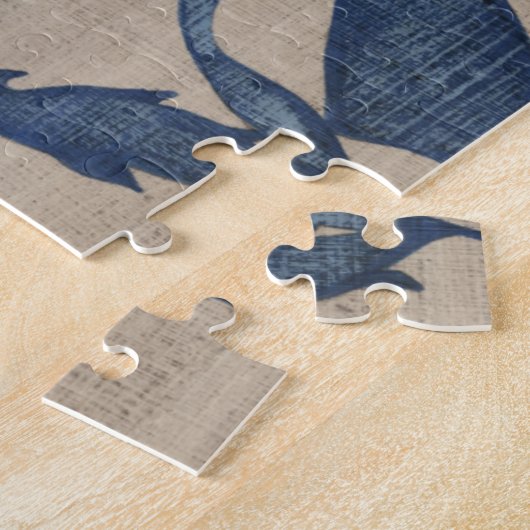 Puzzle Rose Indigo (Côté)