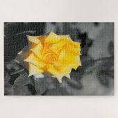 Puzzle Rose jaune (Horizontal)