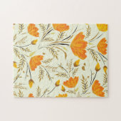 Puzzle Rose jaune (Horizontal)