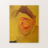 Puzzle Rose jaune - photo florale romantique (Vertical)