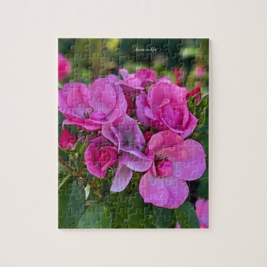 Puzzle Rose lavande (Vertical)