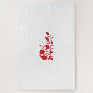 Puzzle Rose Madder, design floral Thunderbird