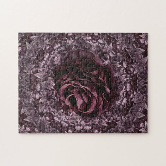 Puzzle Rose Mandala (Horizontal)