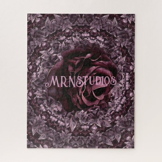 Puzzle Rose Mandala (Vertical)