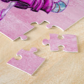 Puzzle rose mignon de fée de prune de sucre (Côté)