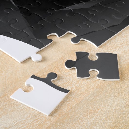 Puzzle Rose noir (Côté)