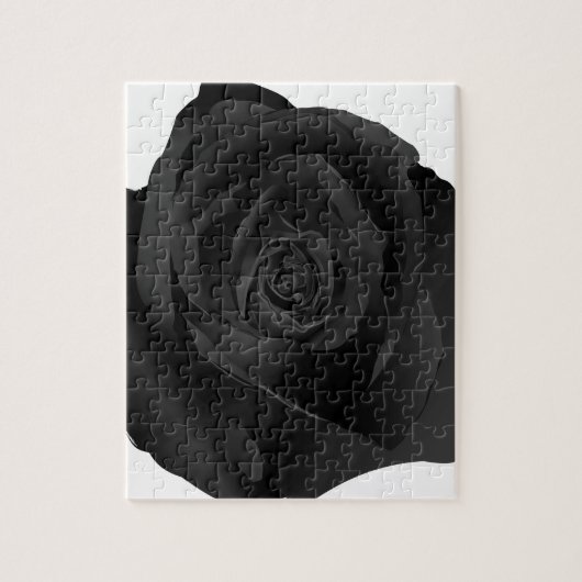 Puzzle Rose noir (Vertical)