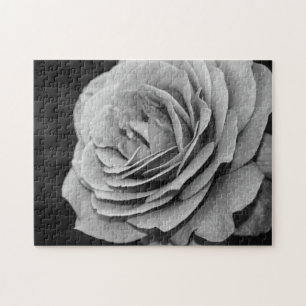 Puzzle Rose noire et blanche