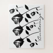 Puzzle Rose noire Fleur de la Saint-Valentin Thunder_Cove (Vertical)