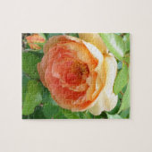 Puzzle Rose orange (Horizontal)