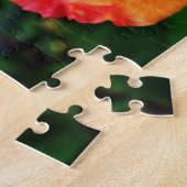 Puzzle Rose orange (Côté)