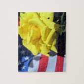 Puzzle Rose patriotique (Vertical)