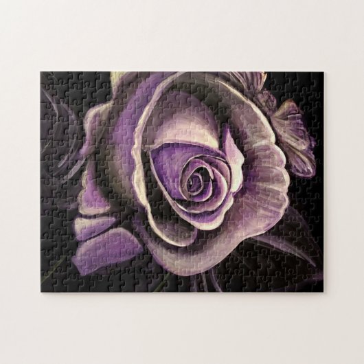 Puzzle Rose pourpre (Horizontal)