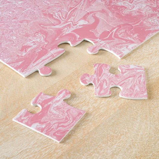 Puzzle Rose rêveur… (Côté)